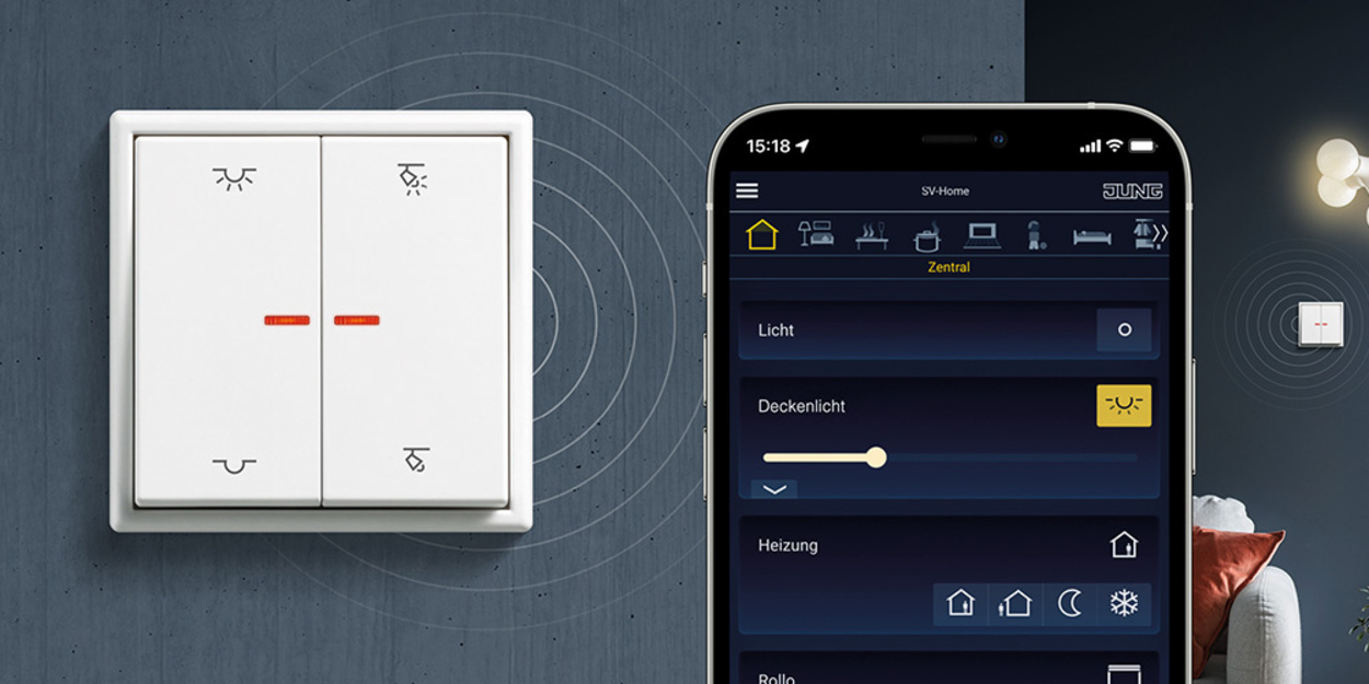 KNX RF Taster bei Liebig Haustechnik in Fulda